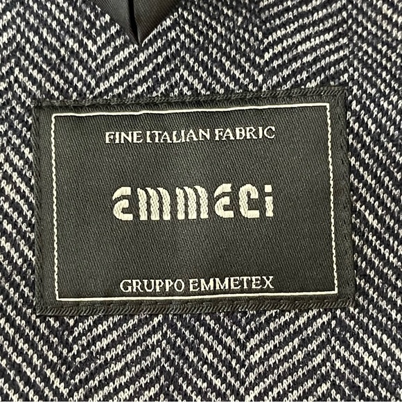 Men’s ammeci Herringbone Tweed Jacket Sports Coat Italy preppy wedding - Picture 11 of 16
